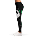 8-Bit Pixel Panda Print Women's Leggings