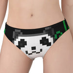 8-Bit Pixel Panda Print Women's Panties