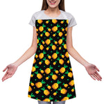 8-Bit Pixel Pineapple Print Adjustable Apron