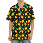 8-Bit Pixel Pineapple Print Aloha Shirt