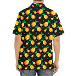 8-Bit Pixel Pineapple Print Aloha Shirt