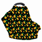 8-Bit Pixel Pineapple Print Baby Seat Cover