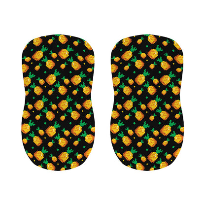 8-Bit Pixel Pineapple Print Bar Stool Covers