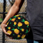 8-Bit Pixel Pineapple Print Basketball