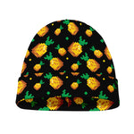 8-Bit Pixel Pineapple Print Beanie
