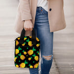 8-Bit Pixel Pineapple Print Bible Tote Bag