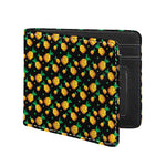 8-Bit Pixel Pineapple Print Bifold Wallet