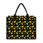 8-Bit Pixel Pineapple Print Canvas Tote Bag