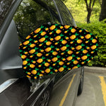 8-Bit Pixel Pineapple Print Car Side Mirror Covers