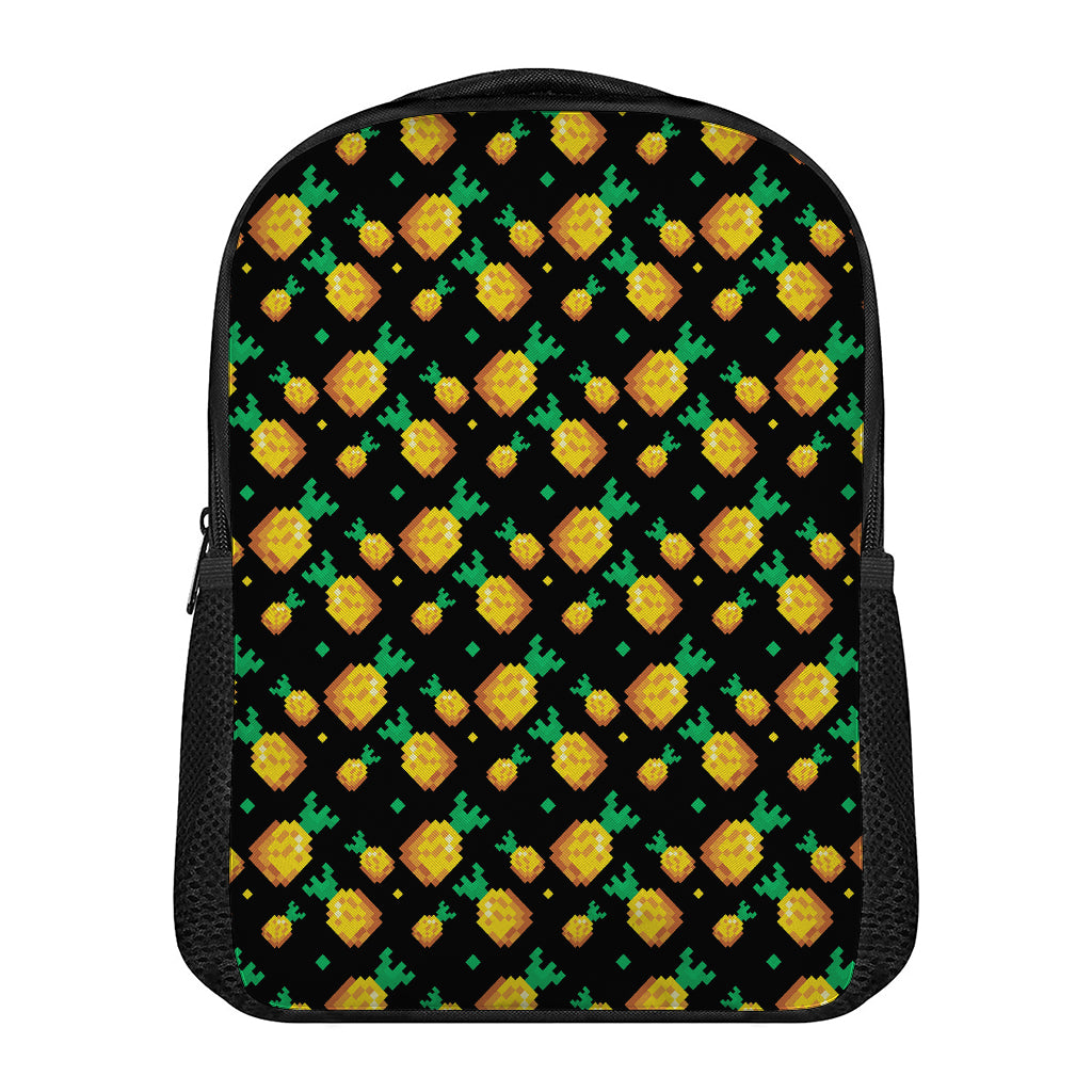 8-Bit Pixel Pineapple Print Casual Backpack