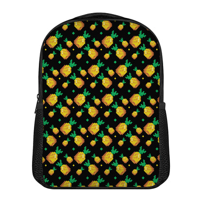 8-Bit Pixel Pineapple Print Casual Backpack