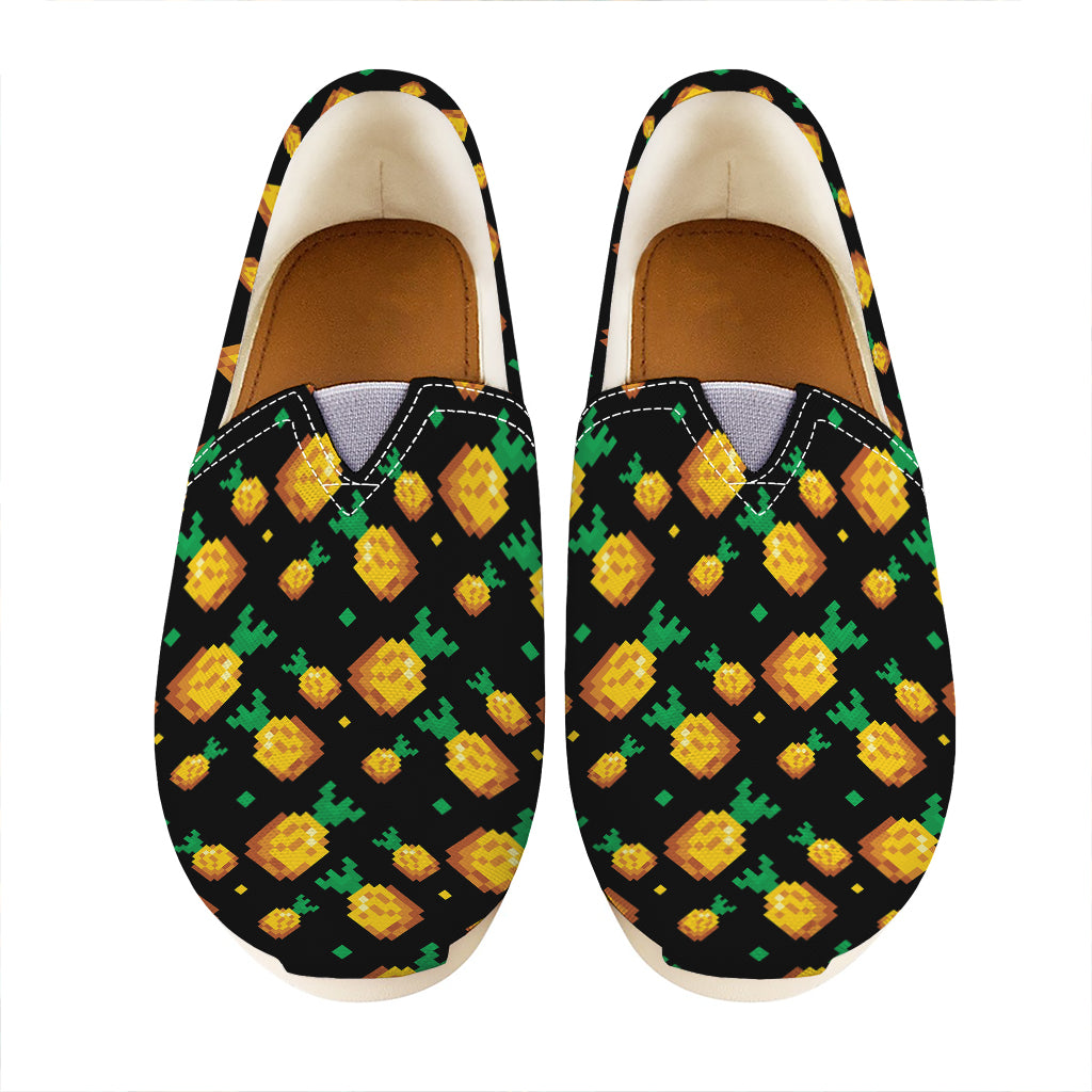 8-Bit Pixel Pineapple Print Casual Shoes