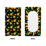 8-Bit Pixel Pineapple Print Changing Pad Cover