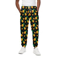8-Bit Pixel Pineapple Print Cotton Sweatpants