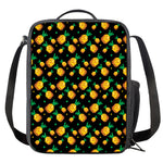 8-Bit Pixel Pineapple Print Crossbody Lunch Bag