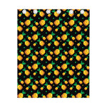 8-Bit Pixel Pineapple Print Curtain