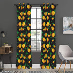 8-Bit Pixel Pineapple Print Curtain