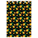 8-Bit Pixel Pineapple Print Curtain