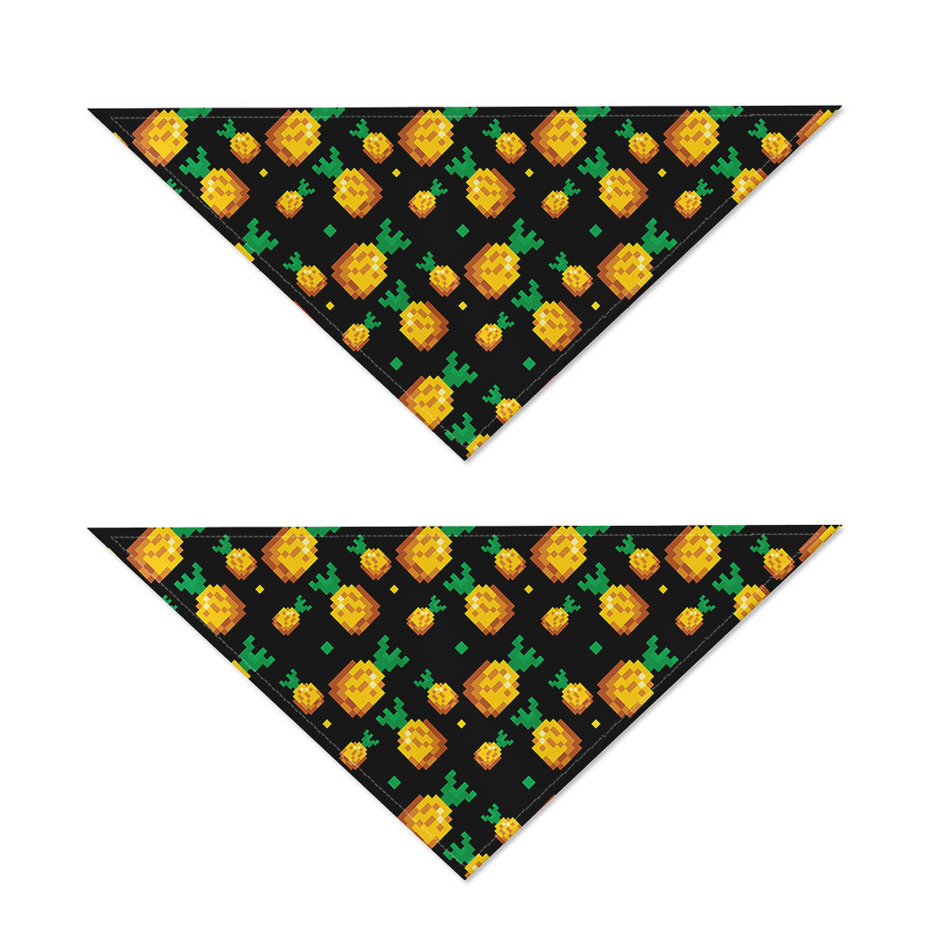 8-Bit Pixel Pineapple Print Dog Bandana