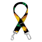 8-Bit Pixel Pineapple Print Dog Seat Belt