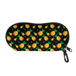 8-Bit Pixel Pineapple Print Glasses Case