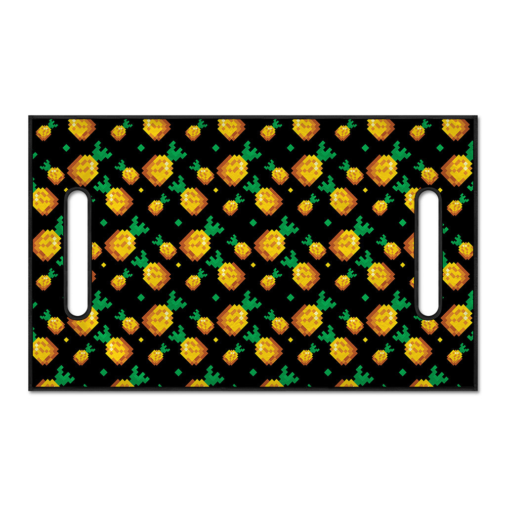 8-Bit Pixel Pineapple Print Golf Cart Seat Cover