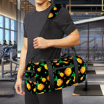 8-Bit Pixel Pineapple Print Gym Bag