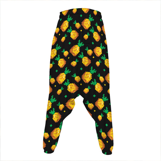 8-Bit Pixel Pineapple Print Hammer Pants
