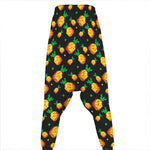 8-Bit Pixel Pineapple Print Hammer Pants