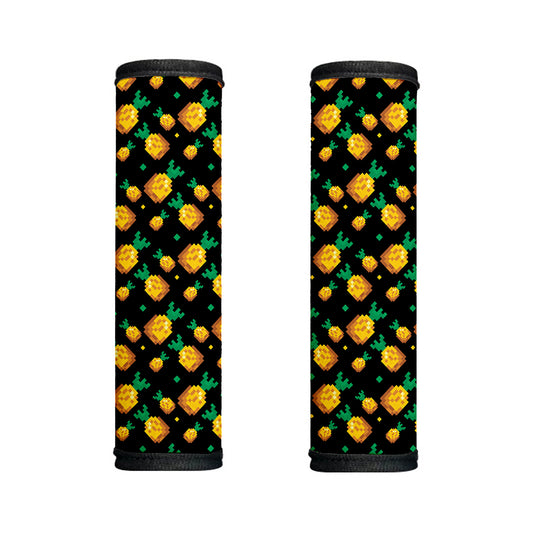 8-Bit Pixel Pineapple Print Handle Covers