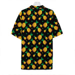 8-Bit Pixel Pineapple Print Hawaiian Shirt