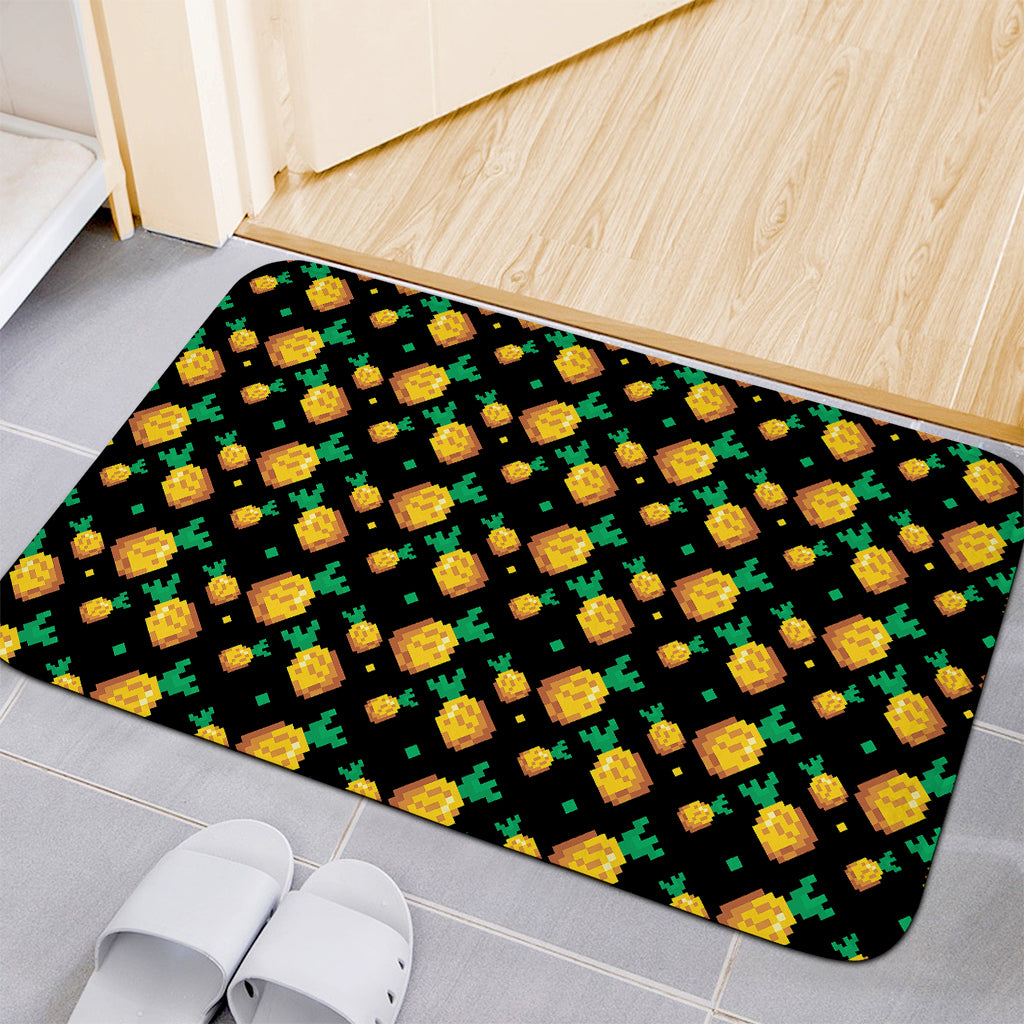 8-Bit Pixel Pineapple Print Indoor Door Mat