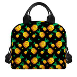 8-Bit Pixel Pineapple Print Insulated Lunch Bag