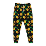 8-Bit Pixel Pineapple Print Jogger Pants