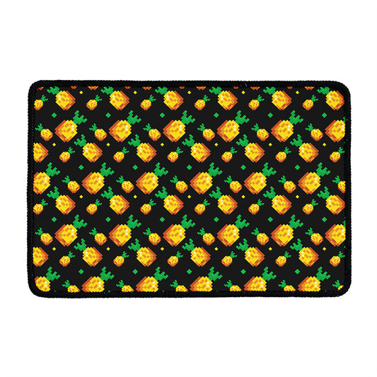 8-Bit Pixel Pineapple Print Kitchen Mat