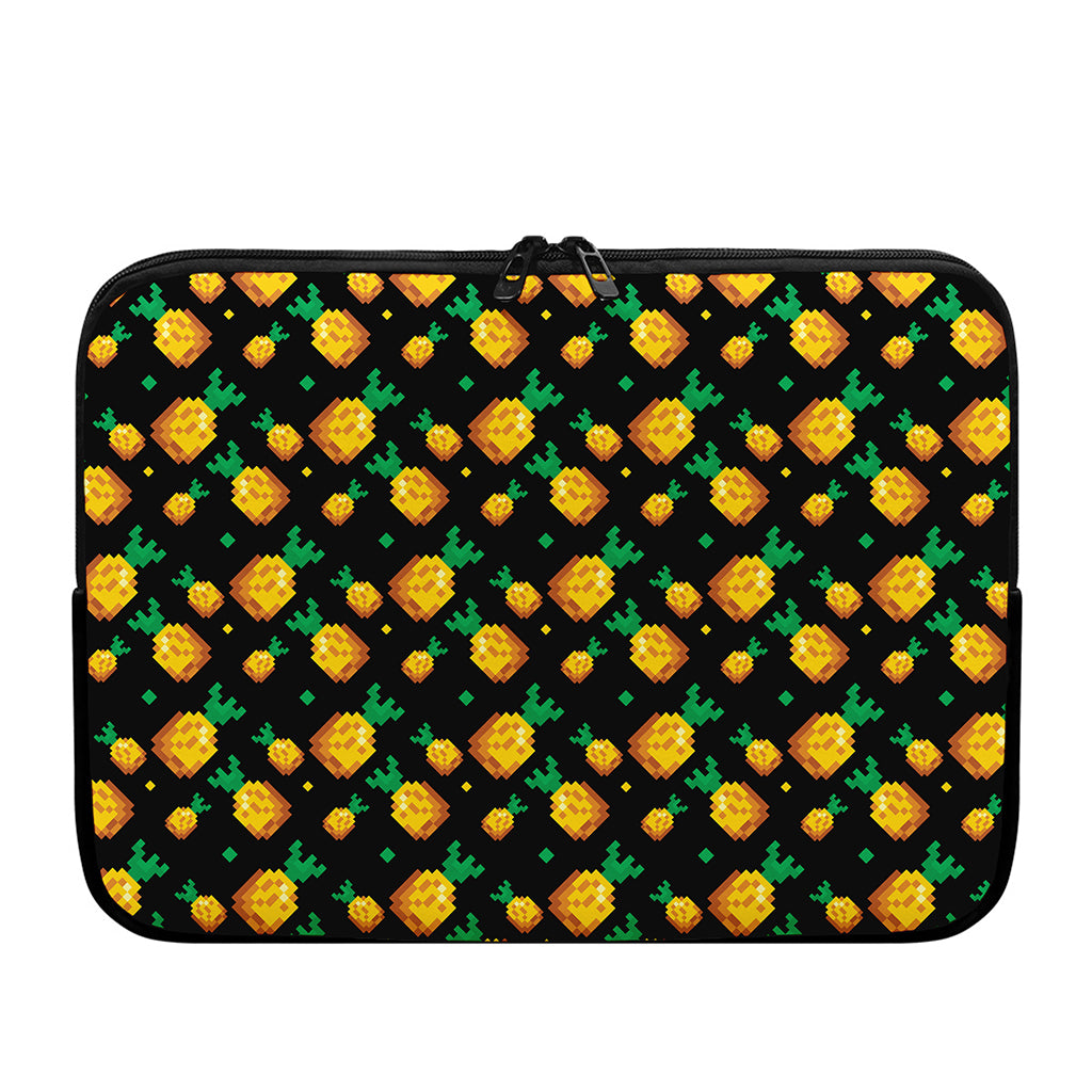 8-Bit Pixel Pineapple Print Laptop Sleeve