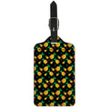 8-Bit Pixel Pineapple Print Luggage Tag