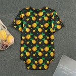 8-Bit Pixel Pineapple Print Men's Bodysuit