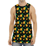 8-Bit Pixel Pineapple Print Men's Muscle Tank Top