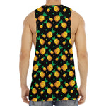8-Bit Pixel Pineapple Print Men's Muscle Tank Top