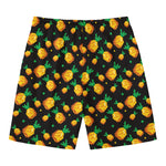 8-Bit Pixel Pineapple Print Men's Swim Trunks
