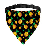 8-Bit Pixel Pineapple Print Over The Collar Dog Bandana