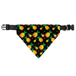 8-Bit Pixel Pineapple Print Over The Collar Dog Bandana