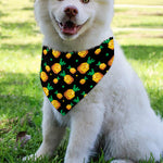 8-Bit Pixel Pineapple Print Over The Collar Dog Bandana