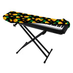 8-Bit Pixel Pineapple Print Piano Keyboard Cover