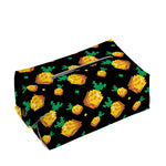 8-Bit Pixel Pineapple Print Rectangle Tissue Box Cover