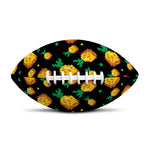 8-Bit Pixel Pineapple Print Rugby Ball
