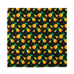 8-Bit Pixel Pineapple Print Silk Bandana