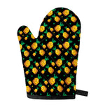 8-Bit Pixel Pineapple Print Single Oven Mitt