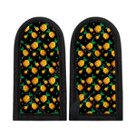 8-Bit Pixel Pineapple Print Skillet Handle Cover